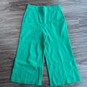 Boden Vibrant Green Wide-Leg Pants